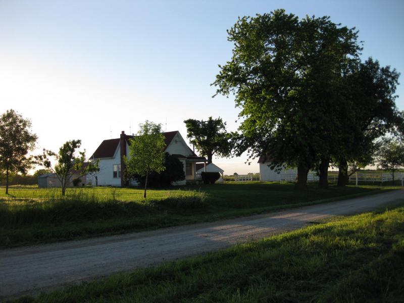 Quiet evenings and mornings are part of the stay at The Farm House.